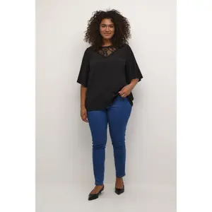 Spitzenbluse Damen KAFFE Curve Berla image-2