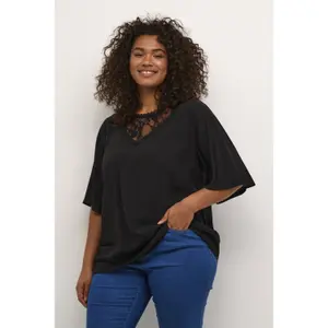 Spitzenbluse Damen KAFFE Curve Berla image-1