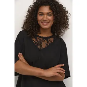 Spitzenbluse Damen KAFFE Curve Berla image-5