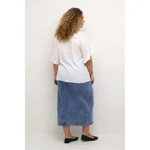 Blusa feminina KAFFE Curve Ella image-4