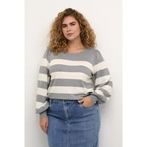 Gestreifter Pullover, Damen KAFFE Curve Malia image-2