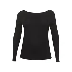 T-shirt de mulher KAFFE Curve Carina Oliva image-0