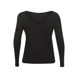 T-shirt de mulher KAFFE Curve Carina Oliva image-5