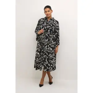 Women's shirt dress KAFFE Curve Flora image-1