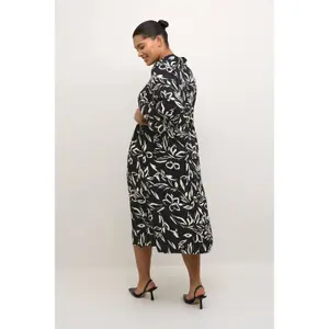 Women's shirt dress KAFFE Curve Flora image-3