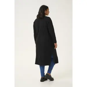 Cardigã comprido para mulheres KAFFE Curve Rinye image-3