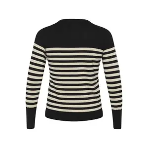 Pull tricot rayé femme KAFFE Curve Lizzy image-3