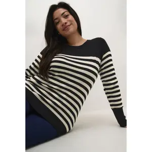 Pull tricot rayé femme KAFFE Curve Lizzy image-5