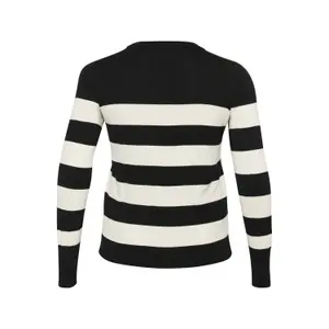 Sweter w paski damski KAFFE Curve Lizzy image-3