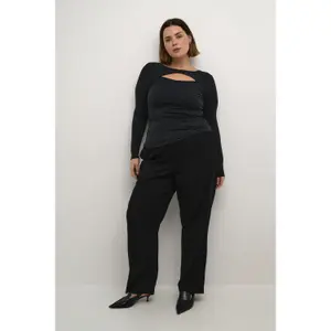 Women's long sleeve T-shirt KAFFE Curve Ellia image-1