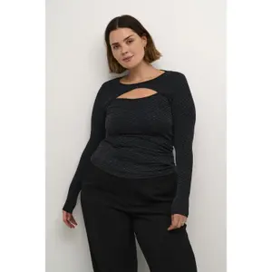 Women's long sleeve T-shirt KAFFE Curve Ellia image-2