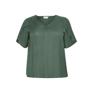 Blusa feminina KAFFE Curve Mirana image-0