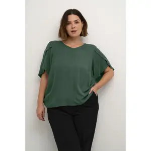 Blusa feminina KAFFE Curve Mirana image-2