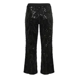 Pailletten-Hose Damen KAFFE Curve Nicoleen image-3