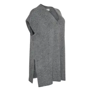 Wool poncho for women KAFFE Curve Annett image-4