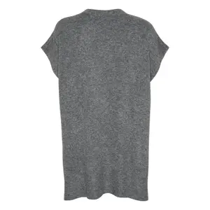 Wool poncho for women KAFFE Curve Annett image-6