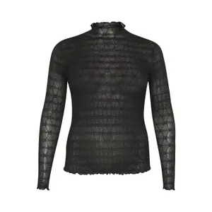 Langarmshirt KAFFE Curve Bella image-0