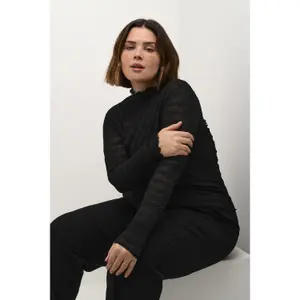Langarmshirt KAFFE Curve Bella image-5