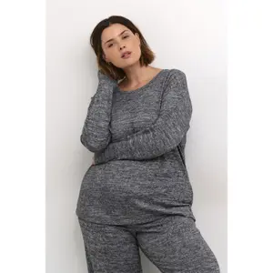 Langarmshirt KAFFE Curve Annie image-2