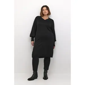 Women's sweater dress KAFFE Curve Regitta image-1