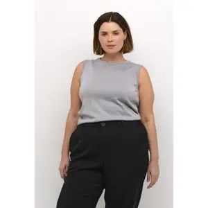 Women's tank top KAFFE Curve Regitta image-2