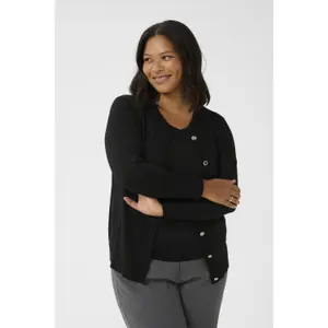 Cardigã feminino KAFFE Curve Regitta image-2