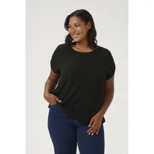 Blusa feminina KAFFE Curve Lio Stanley image-1