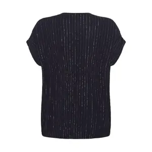Blusa feminina KAFFE Curve Lio Stanley image-3