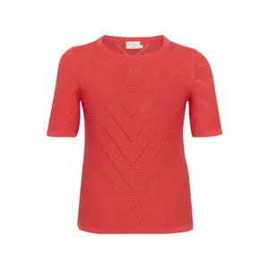 Damski sweter z dzianiny KAFFE Curve Kelli image-0