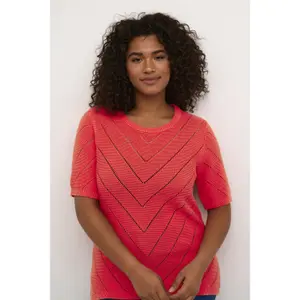 Damski sweter z dzianiny KAFFE Curve Kelli image-5