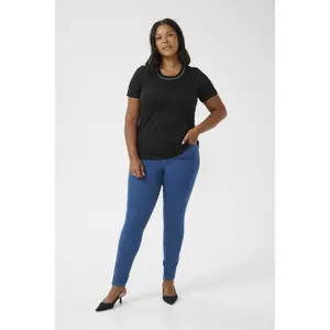 T-shirt de mulher KAFFE Curve Viana image-2