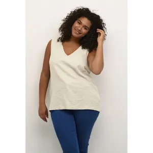 Damski tank top KAFFE Curve Elisa image-2