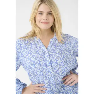 Blusa de manga larga para mujer KAFFE Curve Mahlena image-5