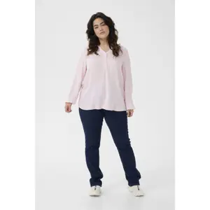 Blusa de manga longa para mulher KAFFE Curve Mahlena image-1