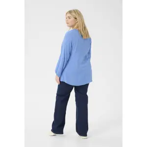 Blusa de manga larga para mujer KAFFE Curve Mahlena image-4