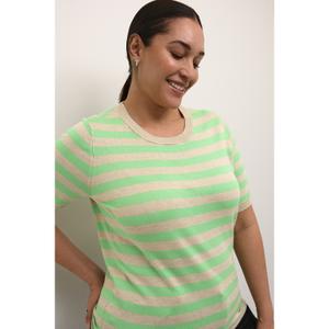 10582914-106995-women-s-striped-t-shirt-kaffe-curve-lizzy-feather-gray-mel-green