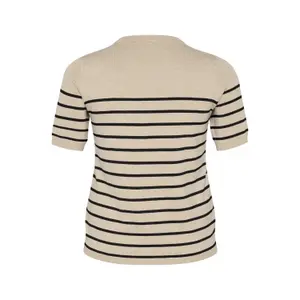 T-shirt às riscas para mulher KAFFE Curve Lizzy image-4