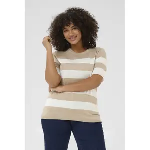 Camiseta de rayas para mujer KAFFE Curve Lizzy image-2