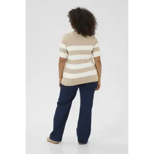 Camiseta de rayas para mujer KAFFE Curve Lizzy image-4