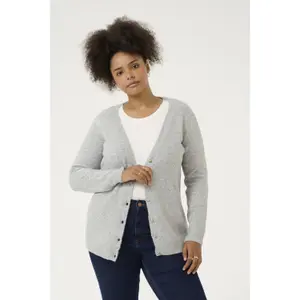 Cardigã feminino KAFFE Curve Sylvia image-2