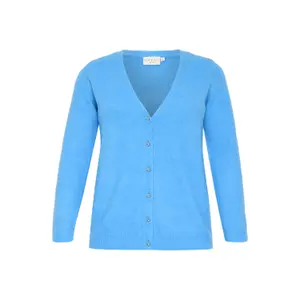 Cardigã feminino KAFFE Curve Sylvia image-0