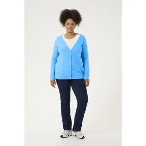 Cardigã feminino KAFFE Curve Sylvia image-1