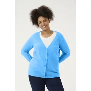 Cardigã feminino KAFFE Curve Sylvia image-2