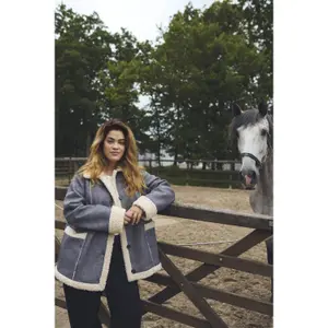 Women's fleece KAFFE Curve Shirla image-3