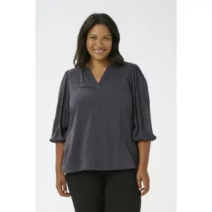 Blusa feminina KAFFE Curve Anya image-3