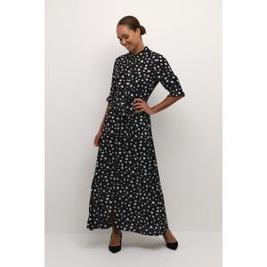 Lang skjortekjole til kvinder KAFFE Velana image-1