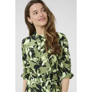 Skjortklänning för kvinnor KAFFE Velana image-5