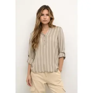 Blusa feminina KAFFE Stridy image-4
