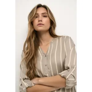 Blusa feminina KAFFE Stridy image-6