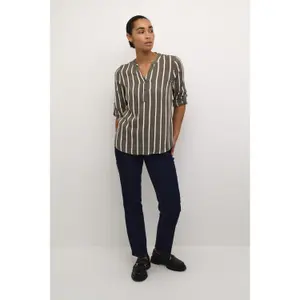 Blusa de manga comprida para mulher KAFFE Stridy image-2